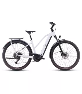 Vélo Tout Chemin électrique Cube Kathmandu Hybrid ONE polarwhite'n'black - Trapeze 2025
