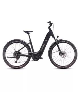 Vélo Tout Chemin électrique Cube Nuride Hybrid Pro Allroad black'n'bronze - Easy Entry 2025
