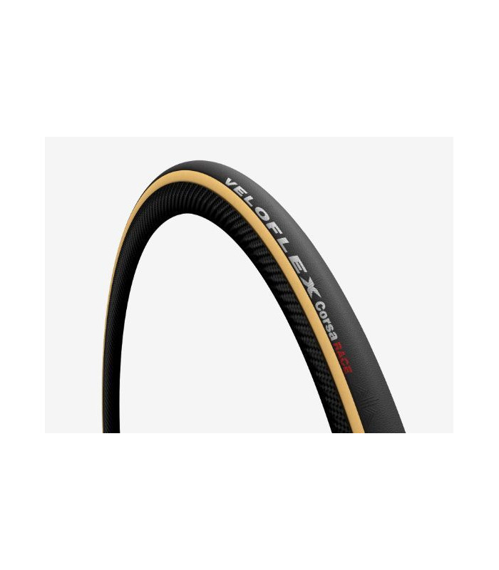 Pneus 700X23C VELOFLEX CORSA RACE NOIR/BEIGE