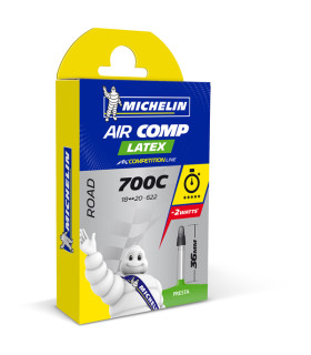 Chambre à air CAA ROUTE AIRCOMP A1 LATEX 700X18/20 PRE 