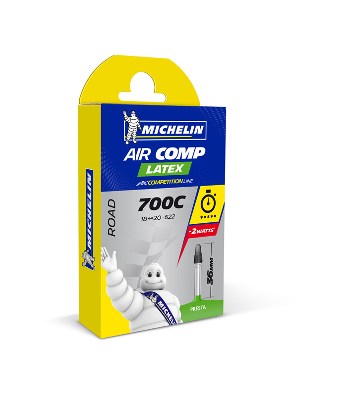 Chambre à air CAA ROUTE AIRCOMP A1 LATEX 700X18/20 PRE 