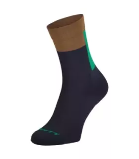 Chaussettes Scott BLOCK STRIPE CREW - bleu/marron 45-47 