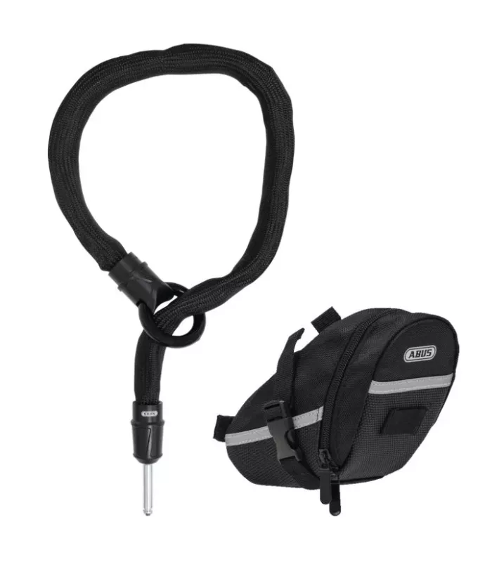 Antivol Abus U + CHAINE 100 CM + SACOCHE 