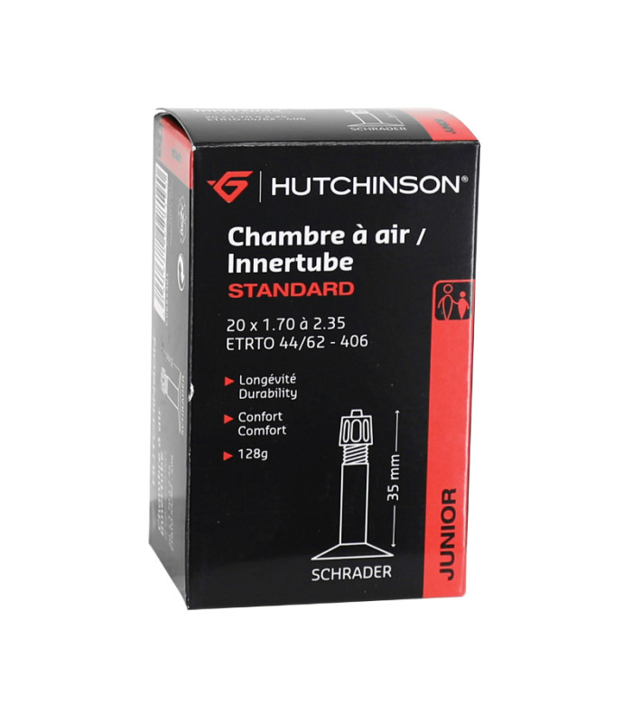 Chambre à air Hutchinson 20 x 1.7/2.3 schrader 40mm