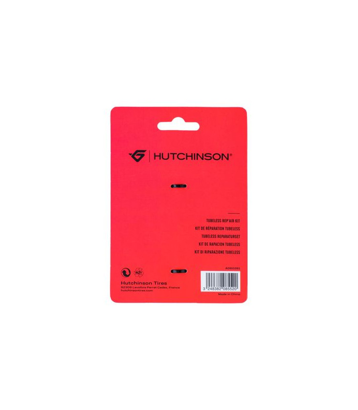 Kit de Réparation Tubeless Hutchinson Outil + 10 Mèches