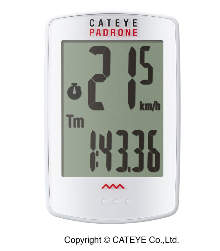 Compteur Vélo CatEye Padrone Blanc