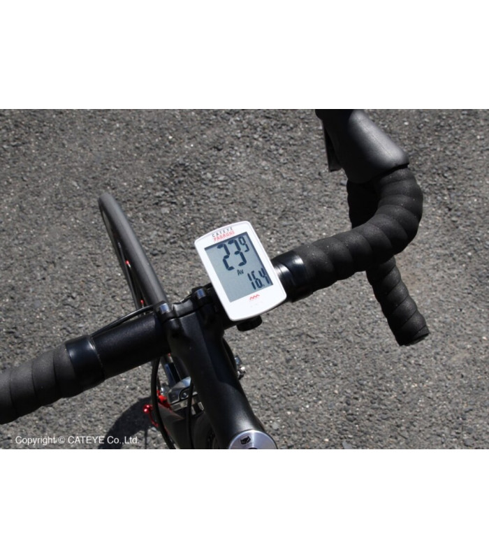 Compteur Vélo CatEye Padrone Blanc