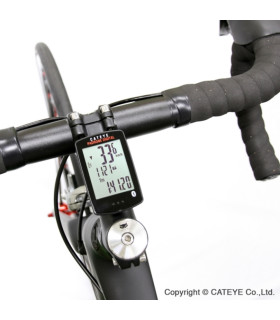 Compteur Vélo CatEye Padronne Digital Wireless CC-PA400B avec Capteur Vitesse/Cadence Bluetooth