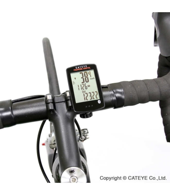 Compteur Vélo CatEye Padronne Digital Wireless CC-PA400B avec Capteur Vitesse/Cadence Bluetooth