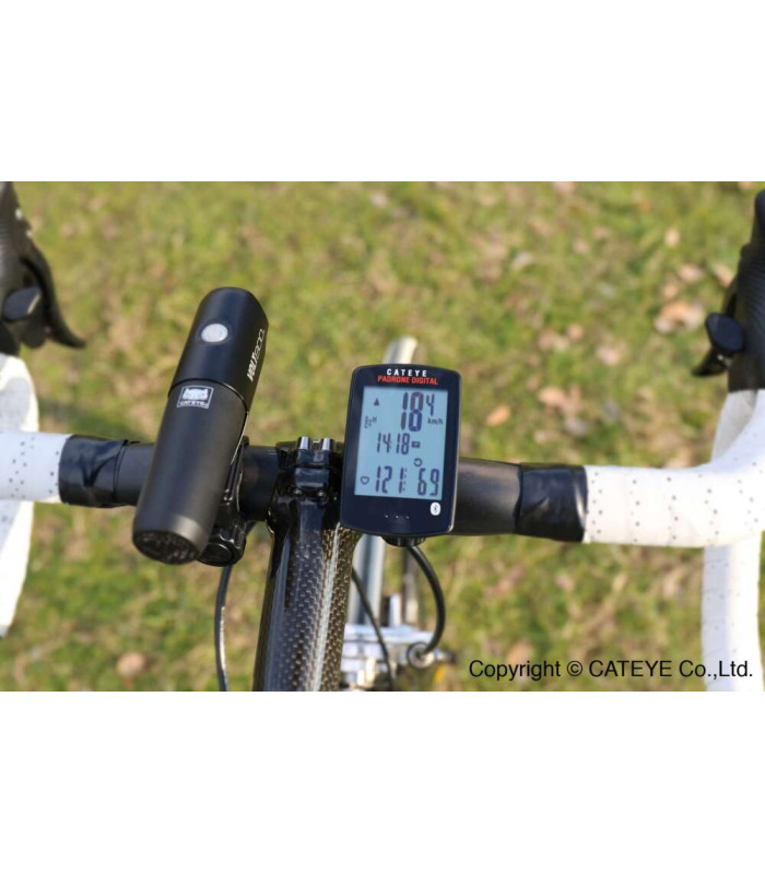 Compteur Vélo CatEye Padronne Digital Wireless CC-PA400B avec Capteur Vitesse/Cadence Bluetooth