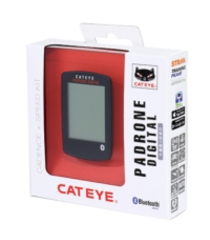 Compteur Vélo CatEye Padronne Digital Wireless CC-PA400B avec Capteur Vitesse/Cadence Bluetooth