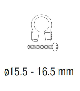 Collier CatEye BS5 pour feux arrière 15.5mm-16.5mm