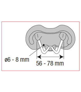 Fixation Selle CatEye RM-1 pour gamme Rapid