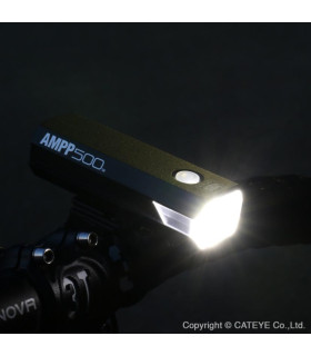 Éclairage avant CatEye AMPP 500 USB Rechargeable