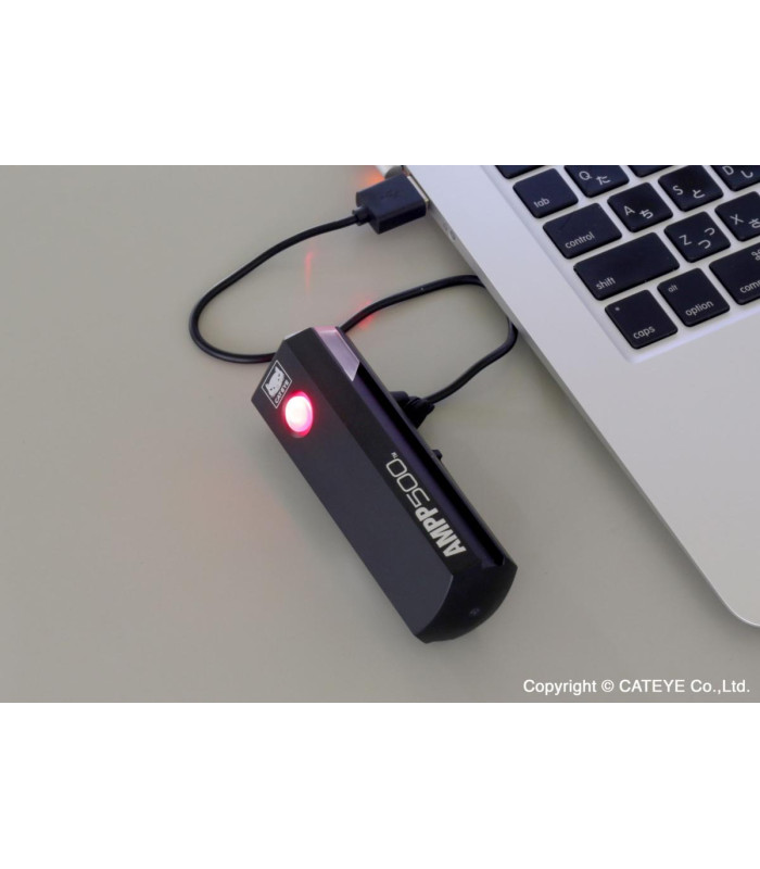 Éclairage avant CatEye AMPP 500 USB Rechargeable