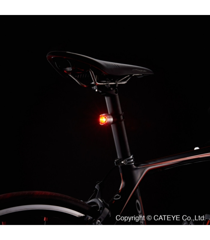 Éclairage Vélo CatEye Orb Avant & Arrière Set Noir Poli