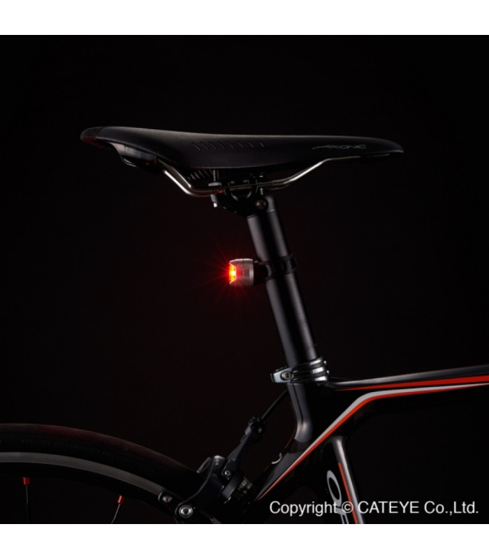 Éclairage Vélo CatEye Orb Avant & Arrière Set Noir Poli