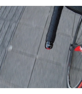 CatEye Éclairage Orb Bar End Set Noir Poli