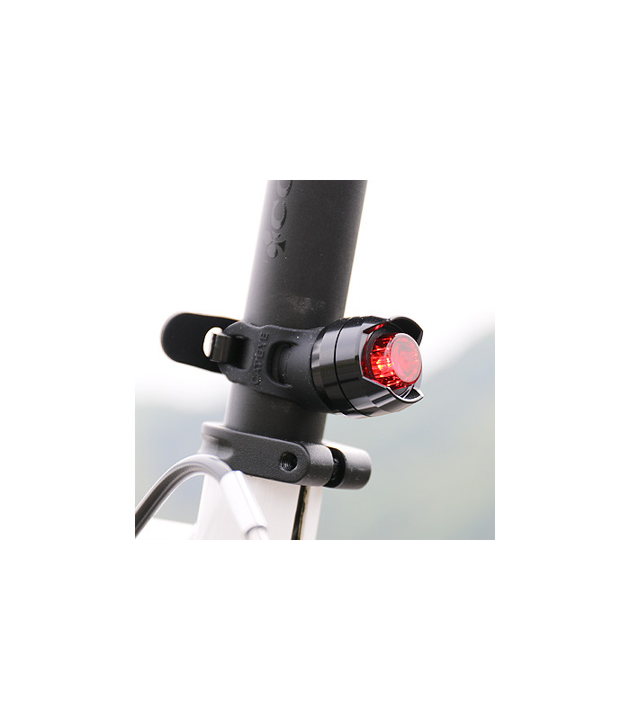 Éclairage Arrière CatEye Orb Rechargeable Noir Poli