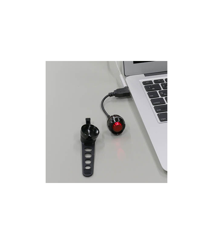 Éclairage Arrière CatEye Orb Rechargeable Noir Poli