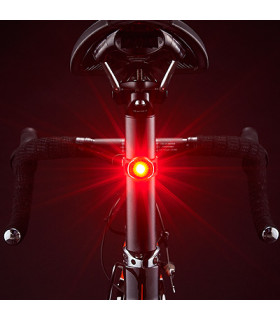 Éclairage Arrière CatEye Orb Rechargeable Noir Poli