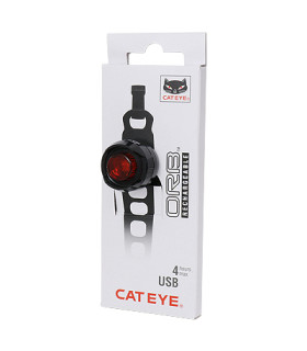 Éclairage Arrière CatEye Orb Rechargeable Noir Poli