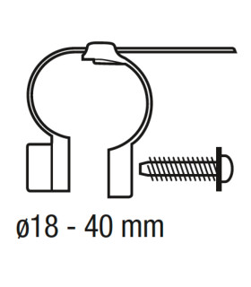 Collier d'Attache Universel CatEye 18-40mm