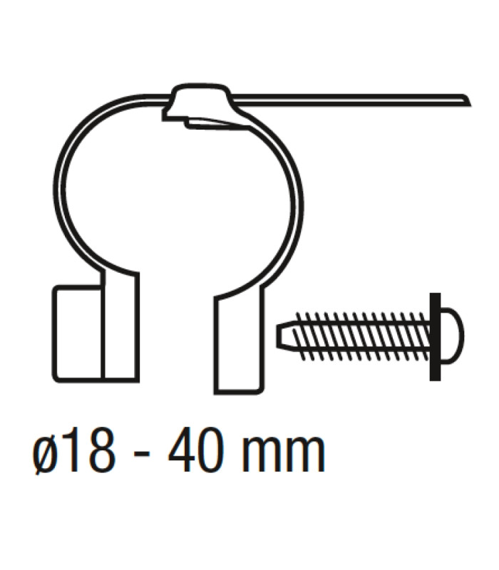 Collier d'Attache Universel CatEye 18-40mm