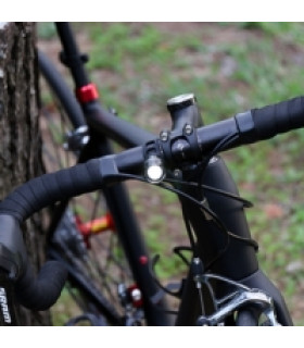 Éclairage Vélo CatEye Orb Rechargeable Avant/Arrière Noir Poli