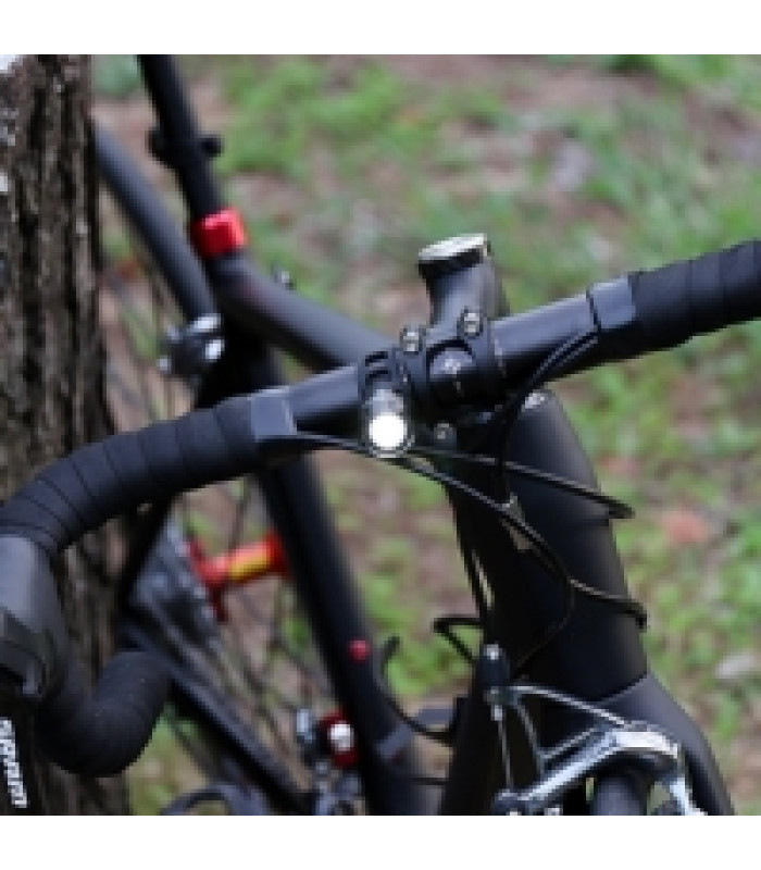 Éclairage Vélo CatEye Orb Rechargeable Avant/Arrière Noir Poli