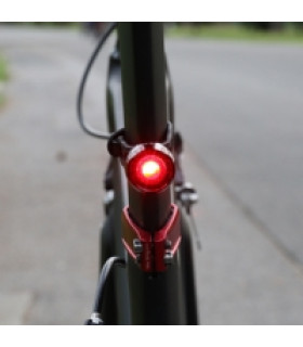 Éclairage Vélo CatEye Orb Rechargeable Avant/Arrière Noir Poli