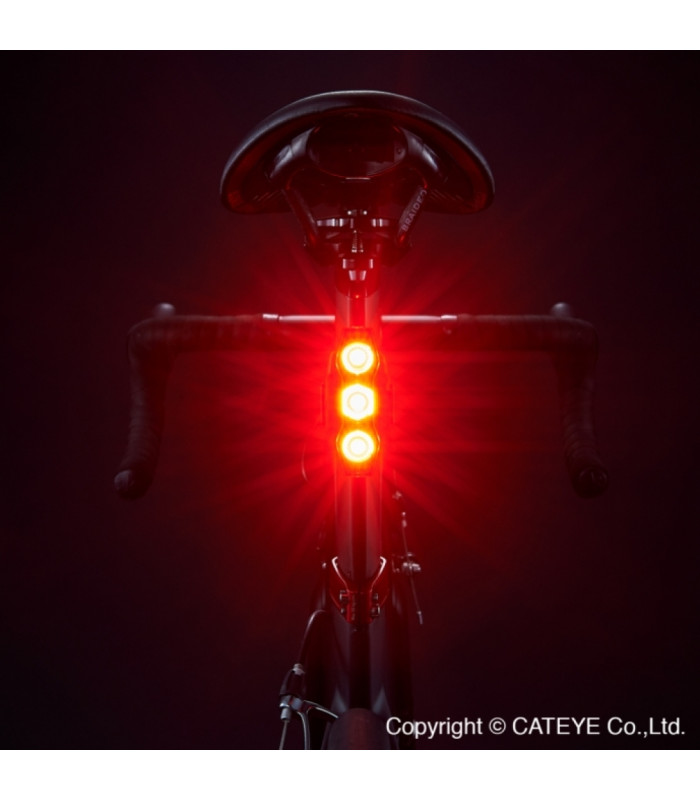 Éclairage Vélo Arrière CatEye Vizion 450 Sécurité