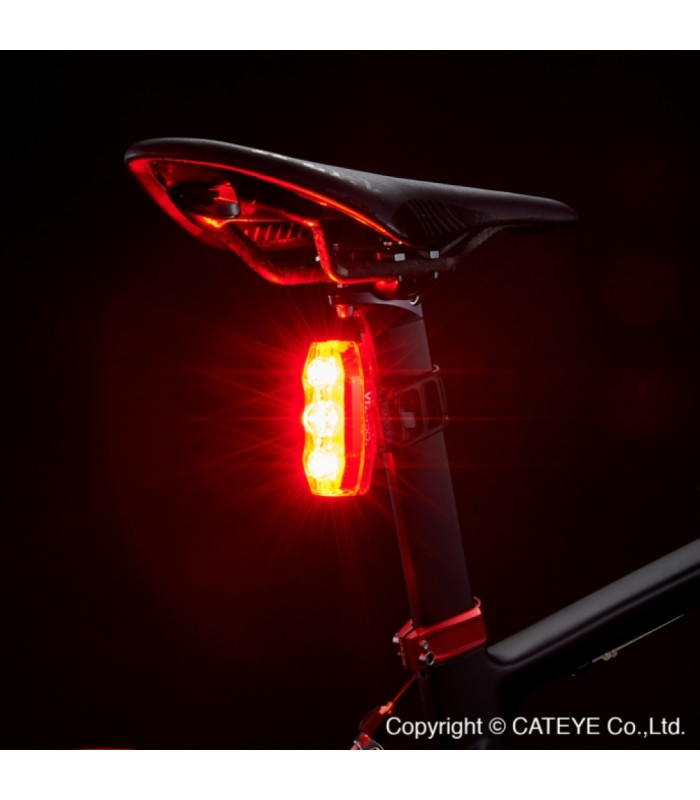 Éclairage Vélo Arrière CatEye Vizion 450 Sécurité