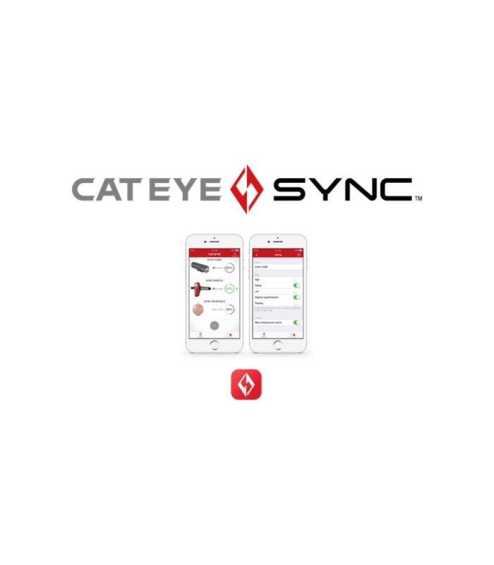 Éclairage Arrière CatEyeSYNC Kinetic 40/50 lm