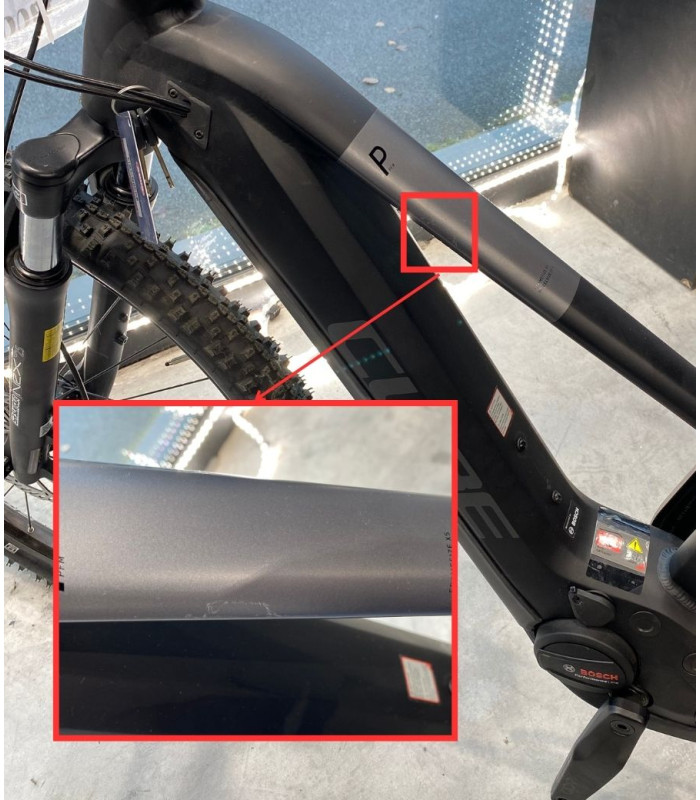 VTT électrique Cube Reaction Hybrid Performance 500 black'n'grey 2023 Reconditionné