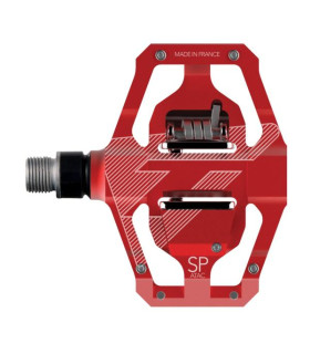 Pédales TIME SPECIALE 12 Rouge avec cales ATAC 13/17°