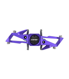 Pédales TIME SPECIALE 10 Large Violet + Cales ATAC 13°/17° B1