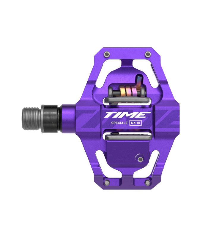 Pédales TIME SPECIALE 10 Small Violet + Cales ATAC 13°/17° B1