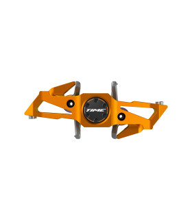 Pédales TIME SPECIALE 10 Small Orange + Cales ATAC 13°/17° B1
