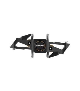 Pédales TIME SPECIALE 12 Small Axe Titane Noir/Or + Cales ATAC 13°/17° B1