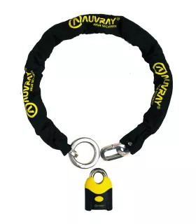 Antivol vélo chaîne AUVRAY K-BLOCK 120 ART 120 Ø10.5
