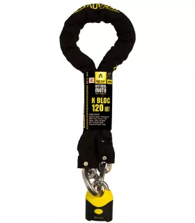 Antivol vélo chaîne AUVRAY K-BLOCK 120 ART 120 Ø10.5