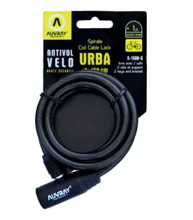 Antivol vélo câble AUVRAY URBA 150 Ø 8