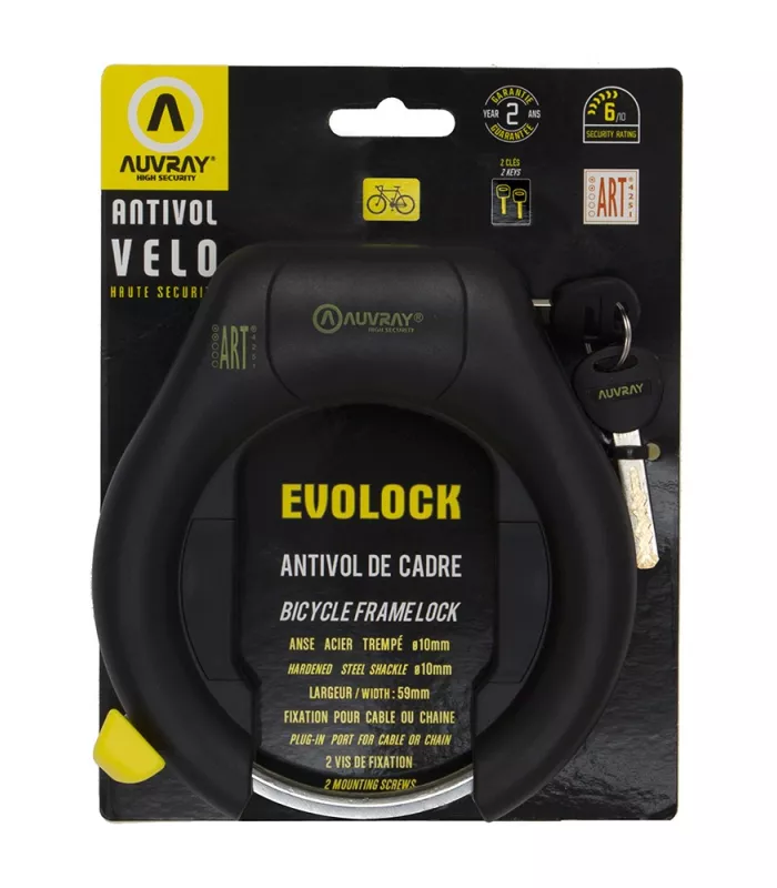 Antivol vélo fer à cheval AUVRAY EVO LOCK