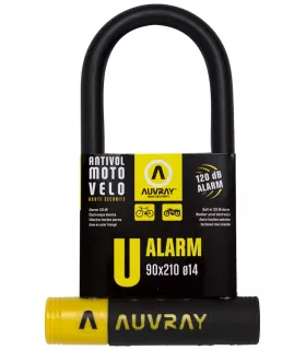 Antivol vélo U AUVRAY ALARM 90x210