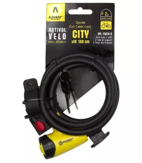 Antivol vélo câble AUVRAY CITY 150 Ø 10