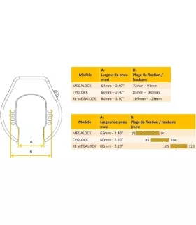 Antivol cadenas AUVRAY XLMEGALOCK