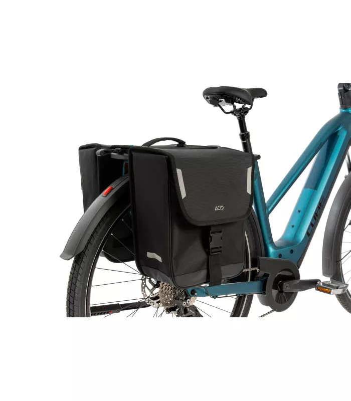 Sacoche porte-bagages ACID Pannier CITY 15 CLASSIC DOUBLE RILink