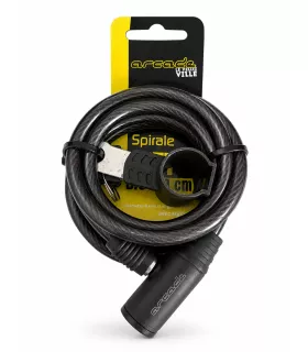 Antivol SPIRALE CITY D.8 150CM + SUPPORT S-1008-K