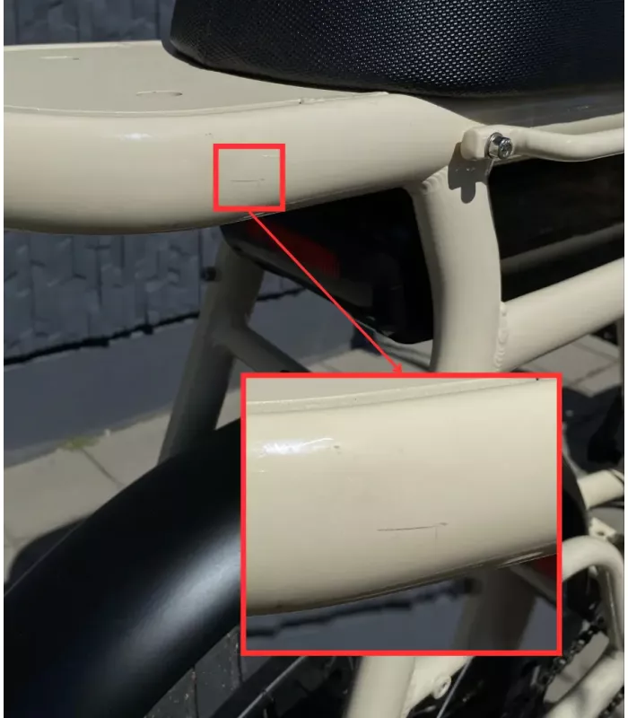 Vélo électrique Elwing YUVY 2 beige [Reconditionné]